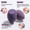 Picture of Makeup Sponge Set BS-MALL Blender Sponges 7 Pcs for Liquid, Cream, and Powder, Multi-colored with 1 Mini Makeup Sponge Pink (B-Purple)