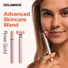 Picture of SolaWave 4-in-1 Facial Wand | Red Light Therapy for Face and Neck | Microcurrent Facial Device for Anti-Aging | Skin Tightening Machine | Face Massager | Facial Wand (Rose Gold)