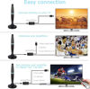 Picture of TV Antenna for Smart TV Amplified HDTV Indoor Digital Antenna Long Range TV Antenna Support 4K 1080p All Television Outdoor Smart TV Antenna 1