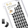 Picture of Lash Clusters D Curl 12mm DIY Lash Extensions 72 Clusters Lashes C D Curl B&Q LASH Wispy Volume Lashes Eyelash Clusters Extensions Individual Lashes Cluster DIY at Home (B45,D-12mm)