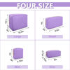 Picture of Waterproof Small Makeup Bag Pouch for Purse,Nylon Travel Toiletry Storage Bag Cute Preppy Cosmetic Bag for Women Girl,Waterproof Makeup Organizer Bag Skincare Bag Purse with Zipper(Small-Purple)