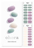 Picture of ohora Semi Cured Gel Nail Strips (N Tahiti) - Works with Any Nail Lamps, Salon-Quality, Long Lasting, Easy to Apply & Remove - Includes 2 Prep Pads, Nail File & Wooden Stick - Purple