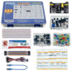 Picture of BOJACK 37 Values 480 Pcs Electronics Component Fun Kit with Power Supply Module, Jumper Wire,Precision Potentiometer,830 tie-Points Breadboard Compatible with STM32,Raspberry Pi,Arduino