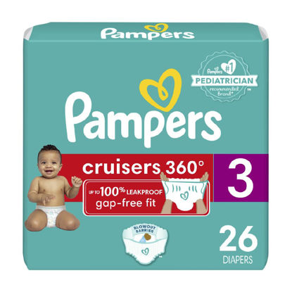 Picture of Pampers Cruisers 360 Diapers Size 3 26 Count