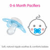 Picture of MAM Original Matte Baby Pacifier, Nipple Shape Helps Promote Healthy Oral Development, Sterilizer Case, Boy, 0-6 (Pack of 2)