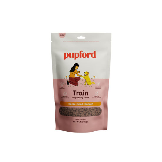 Picture of Pupford Freeze Dried Dog Training Treats, 475+ for Puppy , Low Calorie, Vet Approved, All Natural, Healthy for Small to Large Dogs (Chicken)