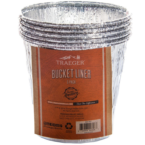 Picture of Traeger Grease Bucket Liner, 5 count (Pack of 1)