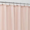 Picture of ALYVIA SPRING Pink Shower Curtain Liner Fabric with 3 Magnets - Waterproof Soft Hotel Quality Cloth Shower Curtain for Bathroom, Light-Weight & Machine Washable - Standard Size 72x72, Blush Pink