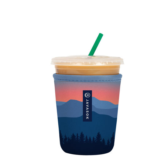 Picture of Sok It Java Sok Iced Coffee & Cold Soda Insulated Neoprene Cup Sleeve (Blue Ridge, Small: 18-20oz)