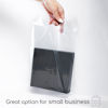 Picture of Choice Marts 100 Clear Plastic Bags With Handles 1.5Mil 9"x12" Merchandise Bags Thick Glossy Retail Bags and Shopping Bags For Small Business Boutique Bags and Clear Gift Bags With Handles