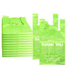 Picture of Green Thank you bags, 1000PCS T shirt bags, To Go Bags,Grocery bags, Reusable and Disposable,Perfect for Small Business,Take Out,Retail, Large