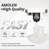 Picture of AMOLEN PLA 3D Printer Filament, High Speed Warm White PLA Filament 1.75mm, PLA 3D Printing Filament for Most FDM 3D Printer, 1kg Spool(2.2lbs), Warm White