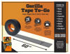 Picture of Gorilla Tape, Mini Duct Tape to-Go, 1" x 10 yd Travel Size, Black, (Pack of 2)