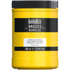 Picture of Liquitex BASICS Acrylic Paint, 946ml (32-oz) Jar, Cadmium Yellow Medium Hue, 1 Quarts (Pack of 1)