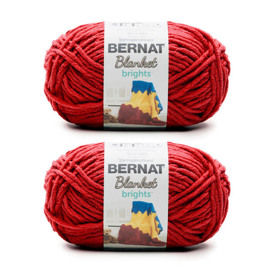  Bernat Blanket Brights Royal Blue Yarn - 3 Pack of