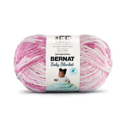 Bernat Blanket Brights Red White & Boom Yarn - 2 Pack of 300g/10.5oz -  Polyester - 6 Super Bulky - 220 Yards - Knitting/Crochet
