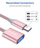 Picture of USB C to USB Adapter [2 Pack], JSAUX USB Type C Male to USB 3.0 Female OTG Cable Thunderbolt3 to USB Adapter Compatible with MacBook Pro/Air 2019 2018 2017, Samsung Galaxy S20 S20+ Ultra Note 10 S9 S8