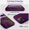 Picture of OTOFLY Designed for iPhone 13 Case, Silicone Shockproof Slim Thin Phone Case for iPhone 13 6.1 inch Purple