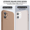 Picture of Vooii Compatible with iPhone 11 Case, Upgraded Liquid Silicone with [Square Edges] [Camera Protection] [Soft Anti-Scratch Microfiber Lining] Phone Case for iPhone 11 6.1 inch - Light Brown