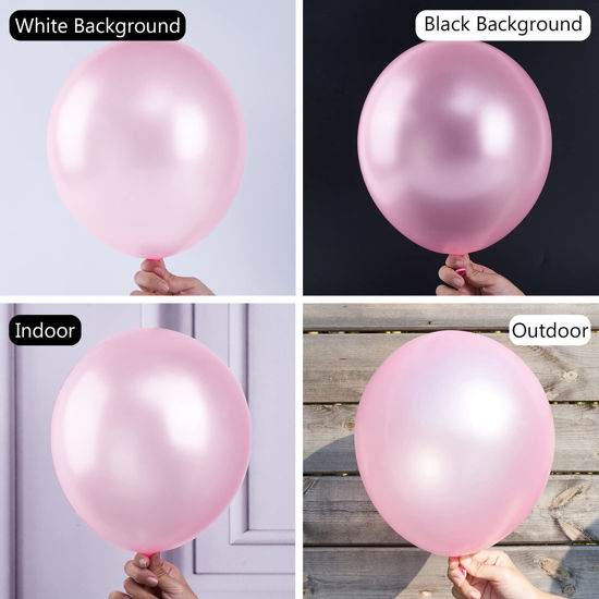 GetUSCart- PartyWoo Pink Balloons, 50 Pcs 12 Inch Pearl Light Pink ...