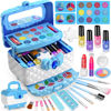 Picture of Hollyhi Kids Makeup Kit for Girl, Washable Makeup Set Toy with Real Cosmetic Case for Little Girl, Pretend Play Makeup Beauty Set Birthday Toys Gift for 3 4 5 6 7 8 9 10 11 12 Years Old Kid (Frozen)