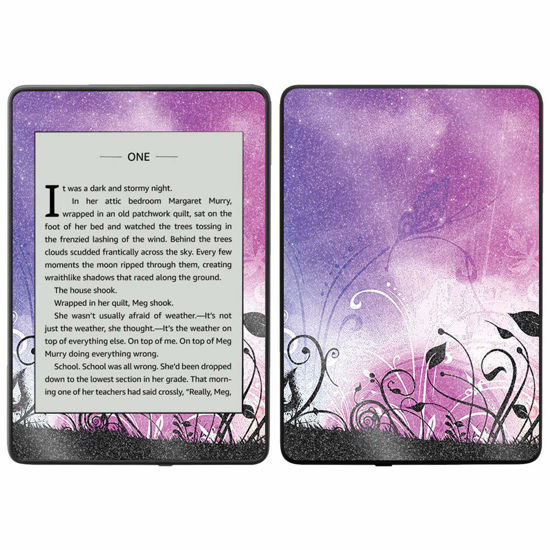 Picture of MightySkins Glossy Glitter Skin for Kindle Paperwhite 2018 Waterproof Model - Rise and Shine | Protective, Durable High-Gloss Glitter Finish | Easy to Apply, Remove | Made in The USA