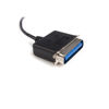 Picture of StarTech.com 6 ft. (1.8 m) USB to Parallel Port Adapter - IEEE-1284 - Male/Male - USB to Centronics Cable (ICUSB1284)