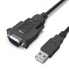 Picture of BENFEI USB to Serial Adapter, USB to RS-232 Male (9-pin) DB9 Serial Cable, Prolific Chipset, Windows 11/10/8.1/8/7, Mac OS X 10.6 and Above, 1.8M