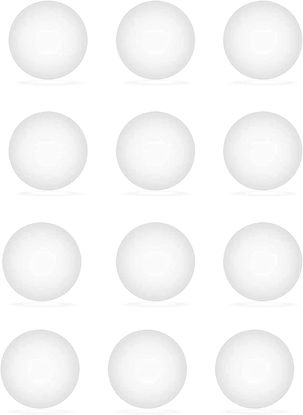 Picture of LeFix Pack of 12 Rubber Silicone Feet Dot(Diameter:0.575inch) with Adhesive,Compatible with DELL,Asus,Lenovo,HP Laptop,Computer Case,Keyboard Riser,Appliance Feet,Multipe Purpose(White)