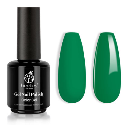 Picture of Beetles Gel Nail Polish, 1Pcs 15ml Green Bee Color Soak Off Gel Polish Nail Art Manicure Salon LED Nail Lamp DIY Gel Nail Design Decoration at Home