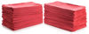 Picture of Simpli-Magic 78966-100PK Shop Towels 14”x12”, Red, 100 Pack