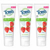 Picture of Tom's of Maine ADA Approved Fluoride Children's Toothpaste, Natural Toothpaste, Dye Free, No Artificial Preservatives, Silly Strawberry, 5.1 oz. 3-Pack (Packaging May Vary)