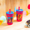 Picture of Zak Designs DC League of Super-Pets Kelso Tumbler Set, Leak-Proof Screw-On Lid with Straw, Made of Durable Plastic and Silicone Non-BPA Materials, Perfect Bundle for Kids (15 oz, 2pc Set)