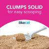 Picture of ökocat Super Soft Natural Wood Clumping Litter for delicate paws, Medium