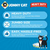 Picture of Jonny Cat Litter Box Liners: Heavy Duty - Tear & Leak Resistant - Drawstring Close - Jumbo, 15 Count