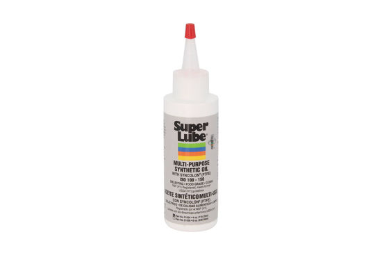 Picture of Super Lube 51004 Synthetic Oil with PTFE, High Viscosity, 4 oz Bottle,Translucent white(Packaging may vary)