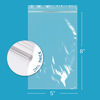 Picture of 5 x 8 inches, 2Mil Clear Reclosable Zip Bags, case of 1,000 GPI Brand