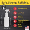 Picture of Pinnacle Mercantile Plastic Spray Bottles Leak Proof Technology Empty 32 oz Pack of 3 Made in USA