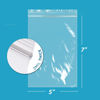 Picture of 5 x 7 inches, 2Mil Clear Reclosable Zip Bags, case of 100 GPI Brand