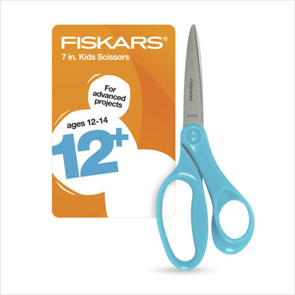 Fiskars Premier 7 Bent Scissors Red Left Handed
