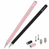 Picture of Stylus for iPad (2 Pcs), StylusHome Magnetic Disc Universal Stylus Pens Touch Screens for Apple/iPhone/Ipad pro/Mini/Air/Android/Microsoft/Surface All Capacitive Touch Screens - Black/Rose Gold