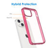 Picture of JETech Case Compatible with iPhone 13 6.1-Inch, Shockproof Phone Bumper Cover, Anti-Scratch Clear Back (Red)