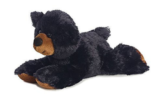 Picture of Aurora® Adorable Mini Flopsie™ Sullivan™ Stuffed Animal - Playful Ease - Timeless Companions - Black 8 Inches