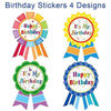 Picture of Happy Birthday Badge Stickers It's My Birthday Stickers for Kids Home Classroom Birthday Party Decoration 200 Pcs