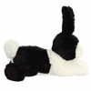 Picture of Aurora® Adorable Flopsie™ Dutch Rabbit Stuffed Animal - Playful Ease - Timeless Companions - Black 12 Inches