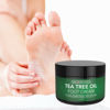 Picture of Tea Tree Oil Foot Cream - Instantly Hydrates and Moisturizes Cracked or Callused Feet - Rapid Relief Heel Cream - Natural Treatment Helps & Soothes Irritated Skin & Athletes Foot