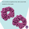 Picture of Goody XL Hair Scrunchie - Large, Velvet - Help Keep Hairs In Place - Hair Accessories