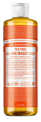 Picture of Dr. Bronner's Pure-Castile Liquid Soap with Tea Tree Scent with More than 18 Plus Uses (32-Ounces)