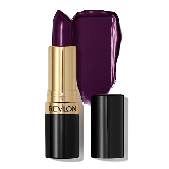 Picture of Revlon Super Lustrous Lipstick, High Impact Lipcolor with Moisturizing Creamy Formula, Infused with Vitamin E and Avocado Oil in Berries, Va Va Violet (663) 0.15 oz