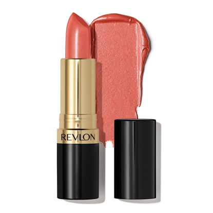 Picture of Revlon Lipstick, Super Lustrous Lipstick, High Impact Lipcolor with Moisturizing Creamy Formula, Infused with Vitamin E and Avocado Oil, 628 Peach Me